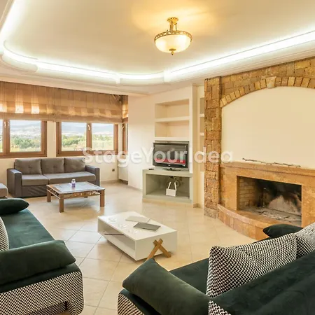 Luxury Appartment, Only 7 Minutes From Thessaloniki Airport And 15 Minutes From Center ,for 8-23 People Also For Gatherings And Parties * Neon Rysion